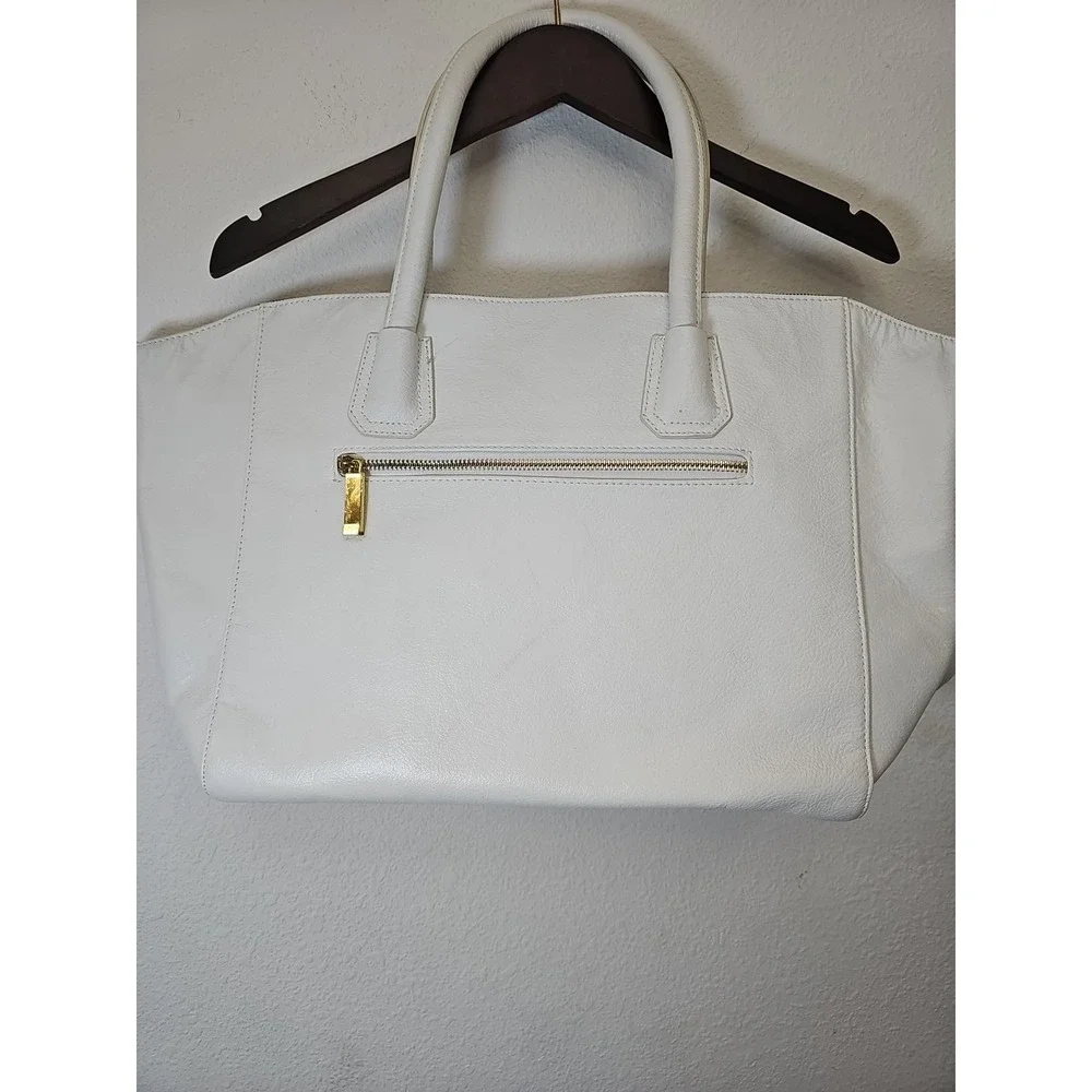 JOY &‎ IMAN Genuine Leather Satchel Tote Purse Hand Shoulder Bag
